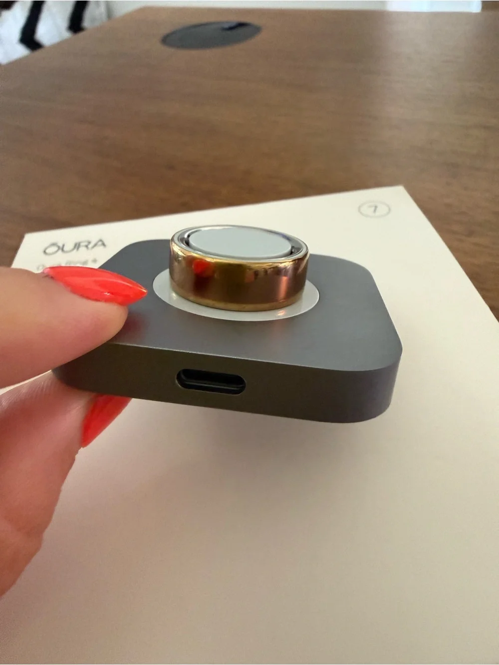 Oura Ring Gen 4 Smart Ring - Rose Gold- size 7